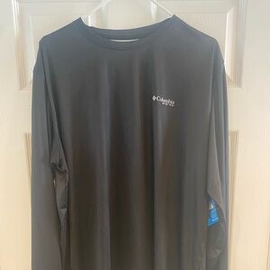 Columbia Terminal Tackle PFG Fish Flag LS Shirt - Black Size XL - NWT